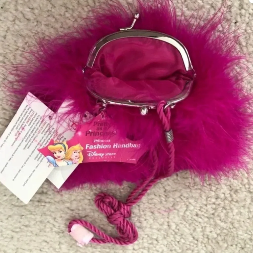 Vintage Y2K Disney Store Princess Feather Purse